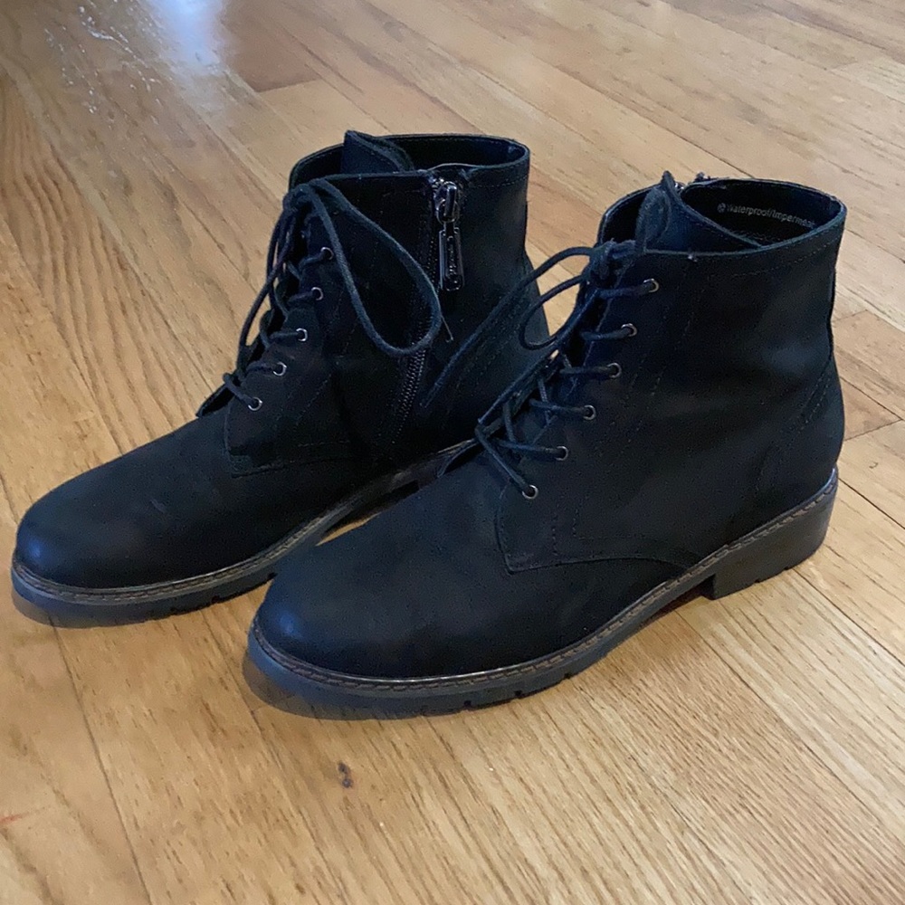 Blondo black lace up Vinny Ankle Boot